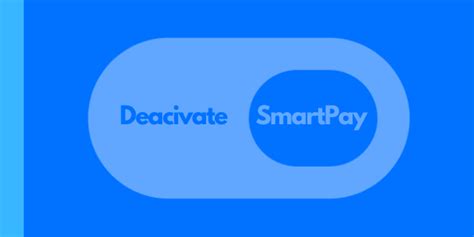 How to deactivate the Smartpay feature in HDFC Bank